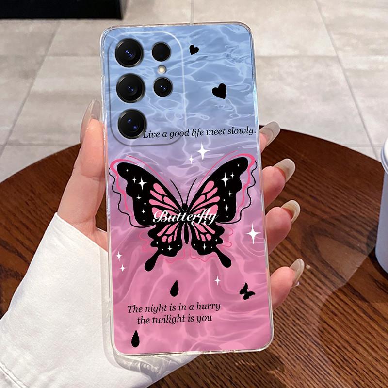 For Samsung Galaxy S26 Ultra S26+ Cases Clear Silicone Soft TPU Cover For Samsung S26 Plus Cute Rabbit Cat Dinasaur Phone Case