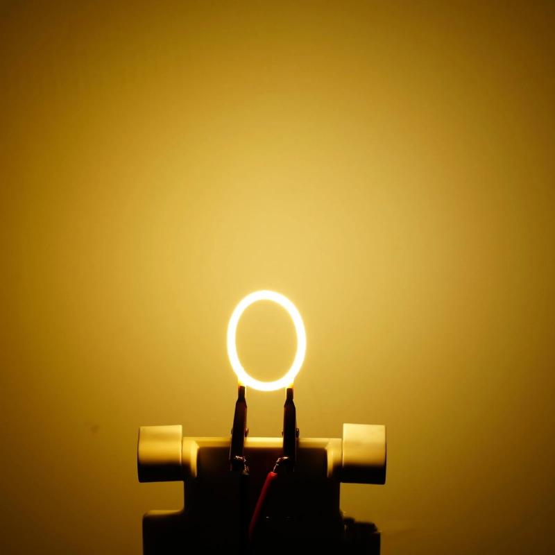 Number 0/1/2/3/4/5/6/7/8/9 Led Filament Dc 3V Cob Edison Yellow White Diy Candle Led Diodes Party Decoration Light Accessories