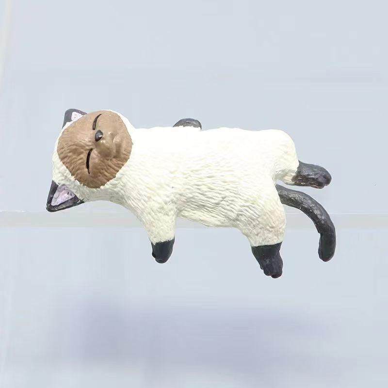 Χαριτωμένο Κινούμενο Σχέδιο Γάτα Κρεμαστό Θήκης Τηλεφώνου - Μικρό Στολίδι σε Στυλ Κούκλας