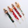 Handmade Baby Pacifier Clip Chain Cotton Cartoon Style Pacifier Holder Dummy Clips Baby Christmas Gift