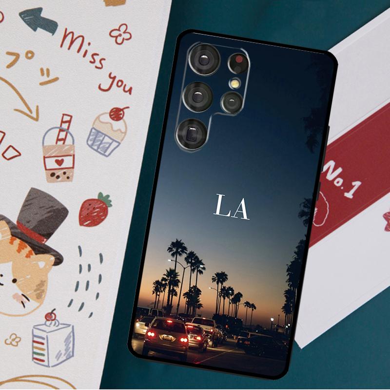 Los Angeles California Case For Samsung Galaxy S23 S22 Ultra S21 S20 FE S9 S10 S22 Plus Note 20 Note 10 Plus Cover