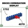 Non-Toxic 36Pcs/Lot 3702 1X8 Holes Thick Bulk Building Blocks Moc Accessories Compatible With Brick Toys Children Gift Box