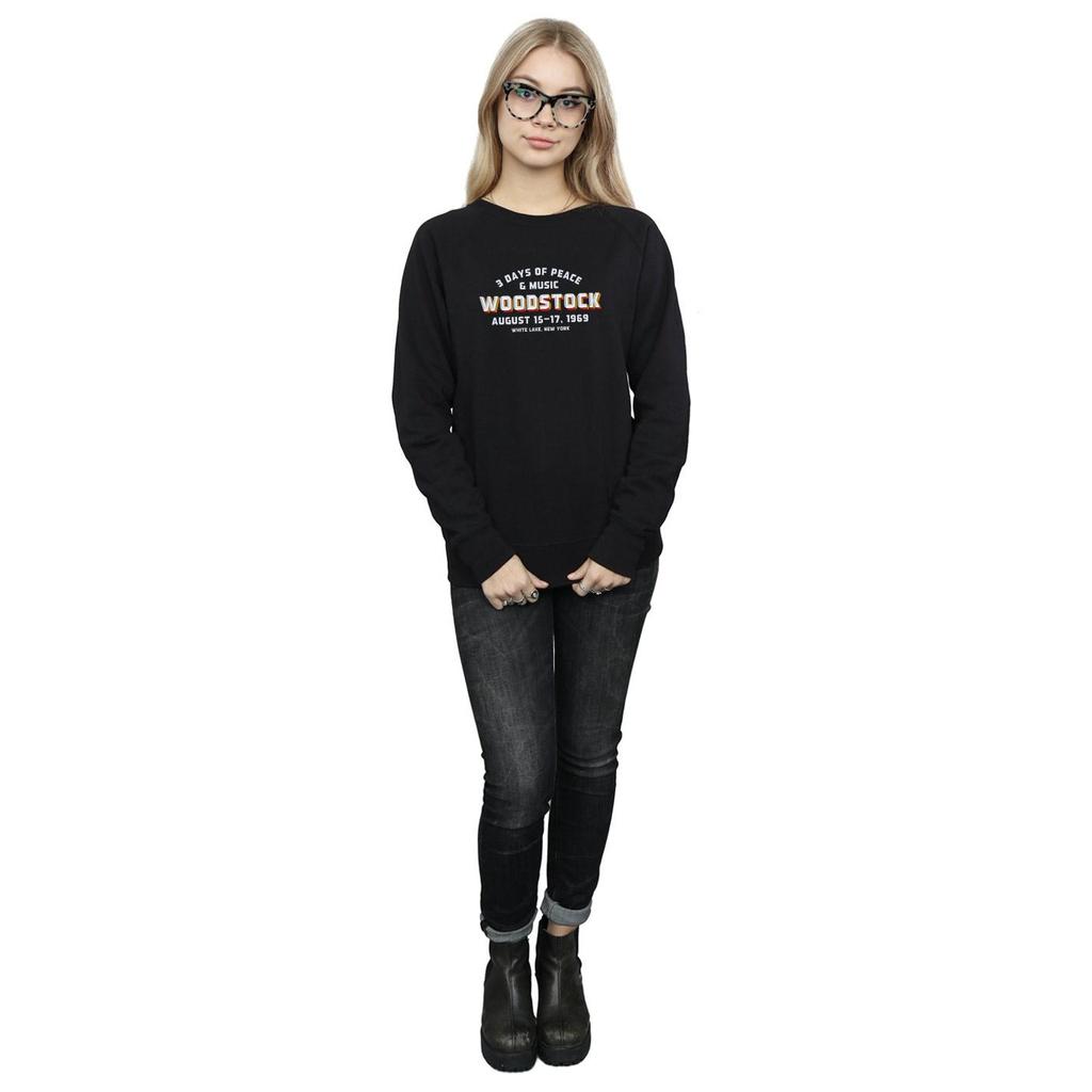 Woodstock Womens/Ladies Varsity 1969 Sweatshirt