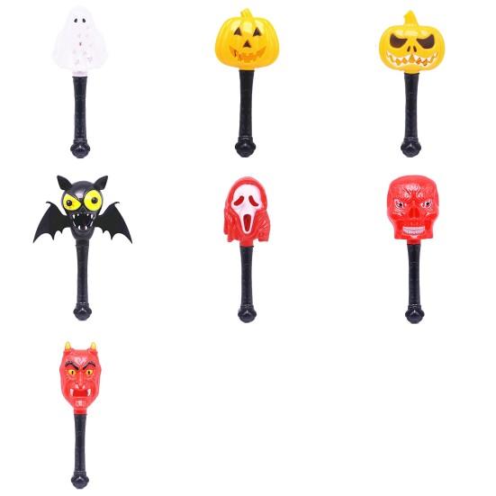 

Светодиодная светящаяся игрушка креативной формы, реалистично выглядящая светящаяся палочка на батарейках, орнамент на Хэллоуин, реквизит для фотосъемки