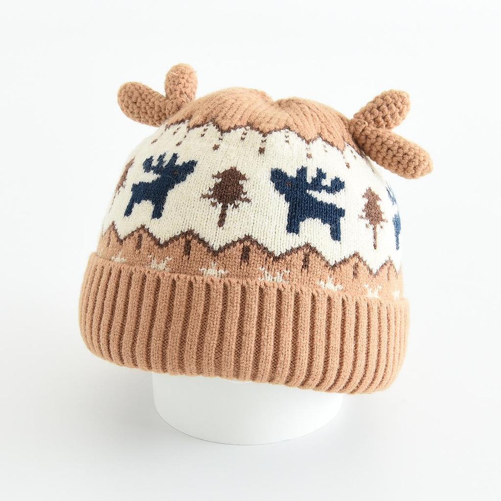Children's Knit Winter Hat with Ear Protection - Warm, Windproof Wool Hat for Boys & Girls
