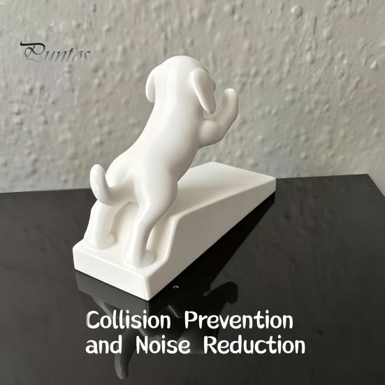Waterproof Dirt Resistant Door Wedge 3D Printed Cartoon Dog Stopper, Cute Animal Holder, Decorative Floor Stopper Non-Slip for Wall Protection