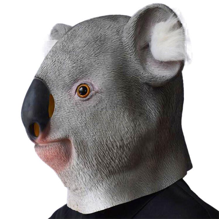 Adorable Koala Headpiece Mask Featuring Soft Ears For Fun Roleplay And Dress Up