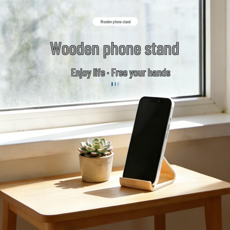 Birch Creative Eco-Friendly Double-Sided Walnut Phone and Tablet Stand