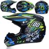 Off-road Mountain Bike Motorcycle Helmet Bicycle Riding Downhill Full Helmet Men's and Women's Ultra-light Breathable Safety Protective Helmet