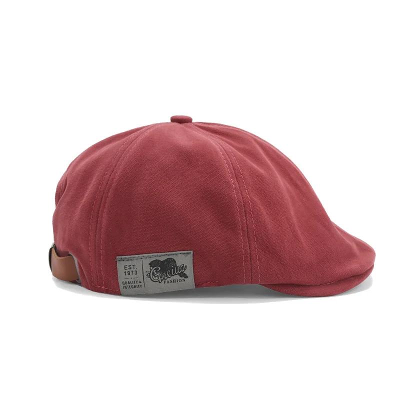 Beretă retro clasică pentru bărbați și femei, tendință stradală japoneză, purtând pălării cu cioc de rață, versatilă pentru vară și toamnă