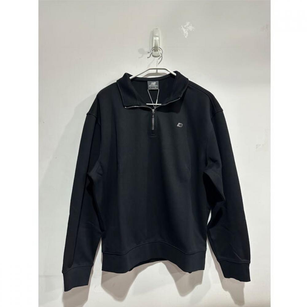 New Balance Ess Half Zip Sweatshirt Nbncg11213 Black (19)Black/100(L)