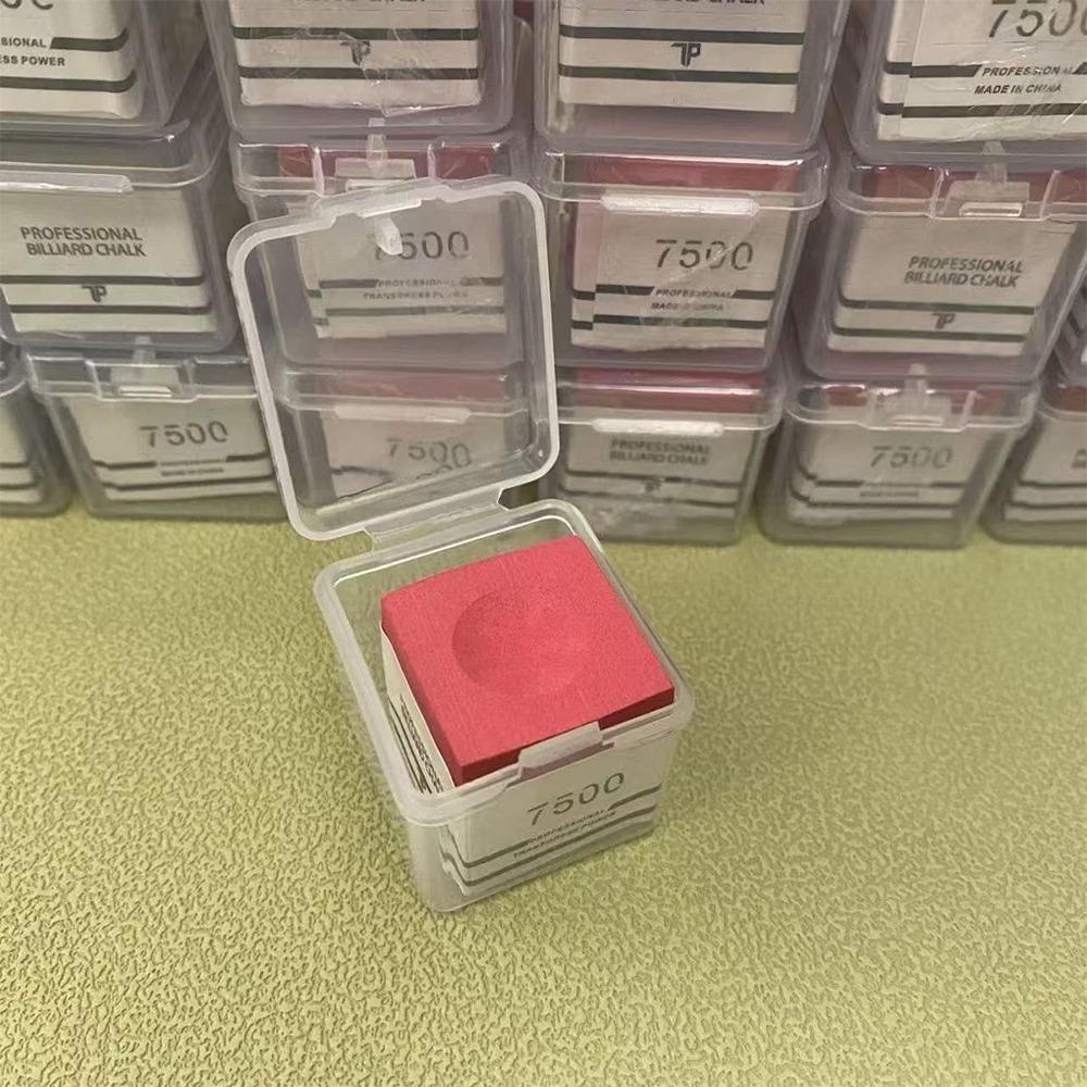 

Square TP7500 Billiard Chalk Pink/Grey Non-slip Snooker Neutral Pool Chalk Fine Powder Billiard Pool Chalk Billiard Accessories рожевий червоний колір