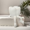 3D-gedruckte Zahnskulptur-Ornamente, Niedliche Zahn-Dekorationen mit Beinen, Lustige Schreibtisch-Zahnarzt-Dekorationen, Einzigartige Wohndekoration