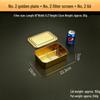 Stainless Steel Deep Snack Plate with Lid - Rectangular Baking Pan and Narrow Tray