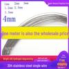 Нержавіюча сталева дріт 304 для виноградної шпалери, стійкий до іржі, м'який/твердий, калібр 12, варіанти діаметра 1/1,2/2/4 мм для підв'язування
