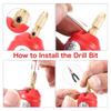 Electric Hand Drill Tools Set Pin Vise Kit DIY Jewelry Making Tools Drilling Tools for DIY Crafts and Jewelry Making