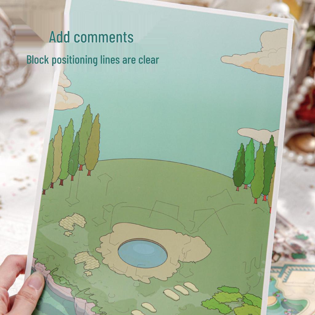 European Garden 3D Diorama Stickers - Kaleidoscope Vol. 3 for Stress Relief & Journaling