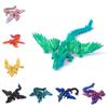 Rotatable Articulated Realistic Dragon Statue 3D Dragon Animal Model New Printed Figures Animals