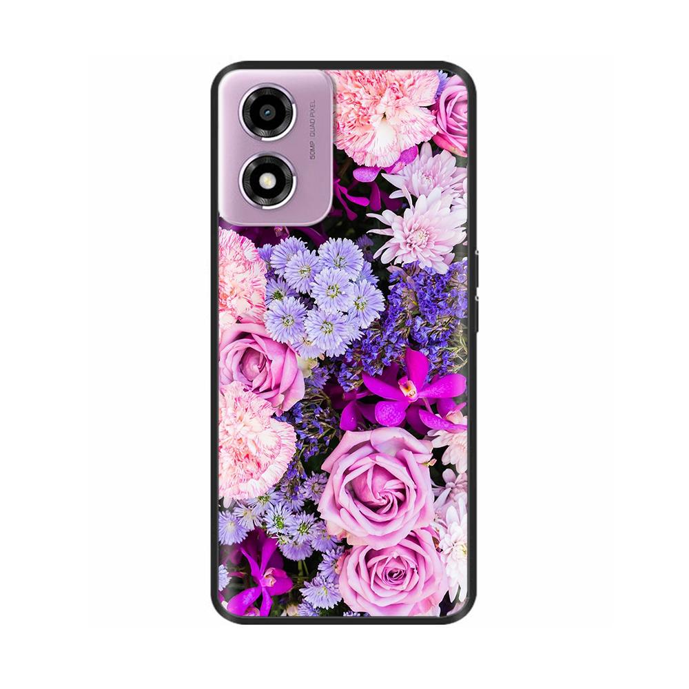 Phone Case For Motorola Moto E14 Case Soft TPU Painted Back Cover For Motorola E14 E 14 MotoE14 Full Protective Phone Shell Capa