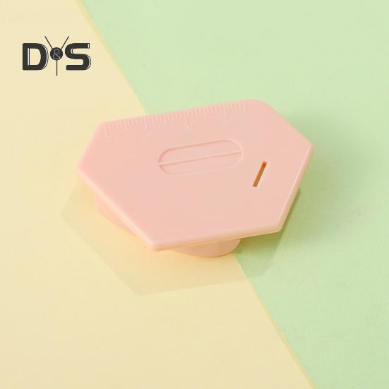 3Pcs Magnetic Seam Guide Easy Adjustment Reusable Multifunctional Polygonal Hemmer Guide with Scale Sewing Accessory