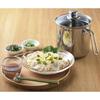 Yoshikawa SJ3355 Deep Saucepan, 16cm, 3.2L, 3200ml, Stainless Steel with Glass Lid, Induction and Direct Heat Compatible, Simple Design