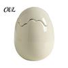 Translucent Light Vase Ceramic Eggshell Candle Holder for Scented Candles, Candles Unique Housewarming Gift Container, Minimalist Art Ornament