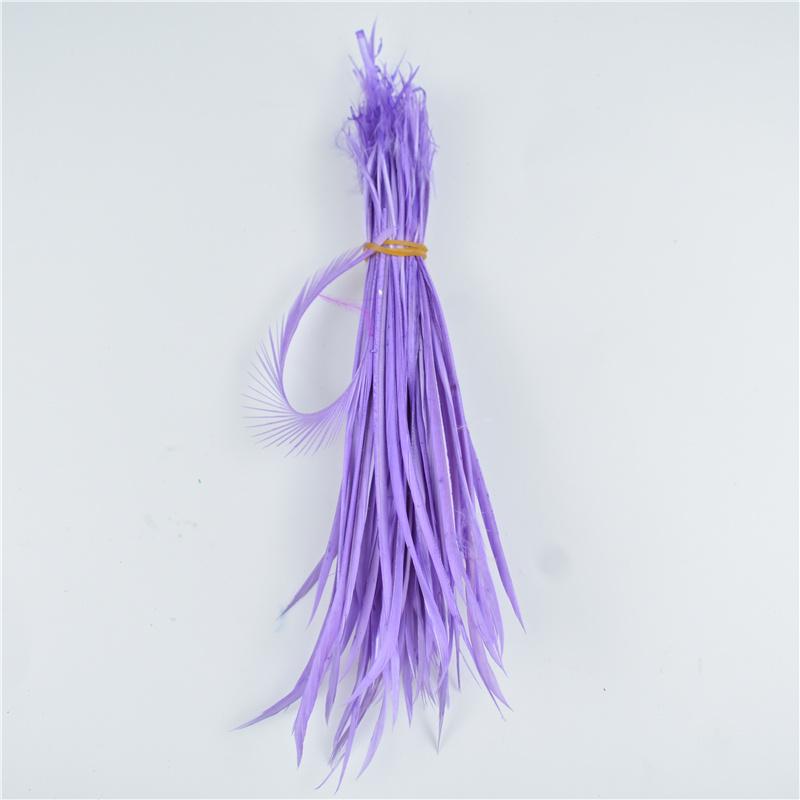 Färgade Naturliga Gåsfjädrar För Hårhantverk Fjädrar För Smyckestillverkning Flugbindningsmaterial Dekoration Karneval Drömfångare