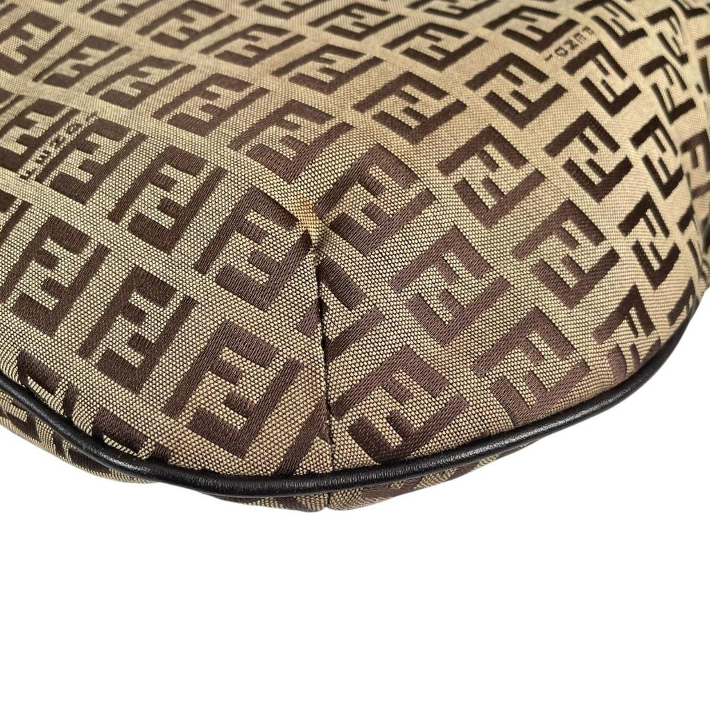 FENDI Zucchino Handbag beige Women used