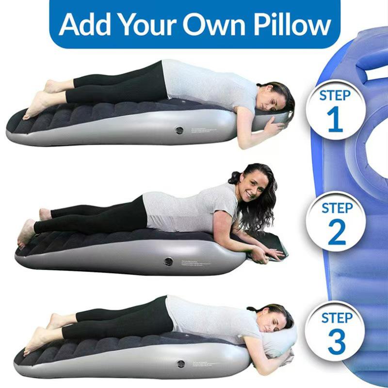 Thickened Flocking Inflatable Pregnancy Bed and Pillow Pad for Comfort