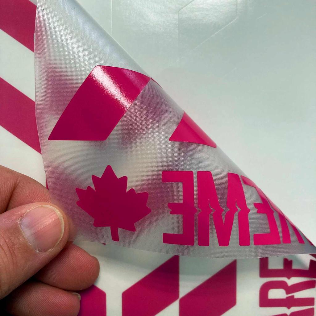 Adesivo Auto/moto Con Stemma Città E Bandiera Canada Quebec - Nuovo, Per Personalizzare