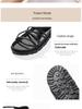 2024 Trendy Thick-Soled Net Red Sandals for Women – Casual Fairy Style Flat Roman Beach Shoes for Students
