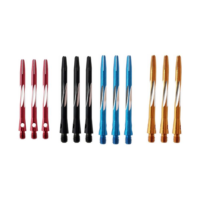

12 шт., металлические стержни для дротика, аксессуары для дротика из алюминиевого сплава, металлические стержни для дротика, профессиональные