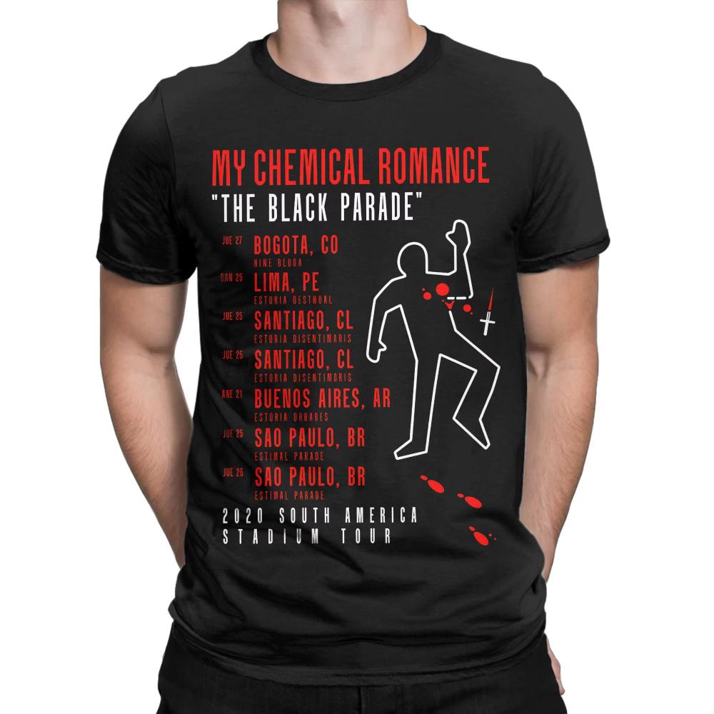 

Summer My Chemical Romance Tour Trending T-Shirts Cotton T Shirts for Men Women Short Sleeve Top Tees M