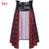 Halloween Gothic Renaissance Skirt With Drawstring For Cosplay And Costumes