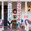 2D Flat, 2D Flat - 2D Flat, 2D Flat - 2D Flat Party Banner, 2pcs, USA Independence 250Th Anniversary Decorative Banner, (1776-2026) Porch Hanging Deco