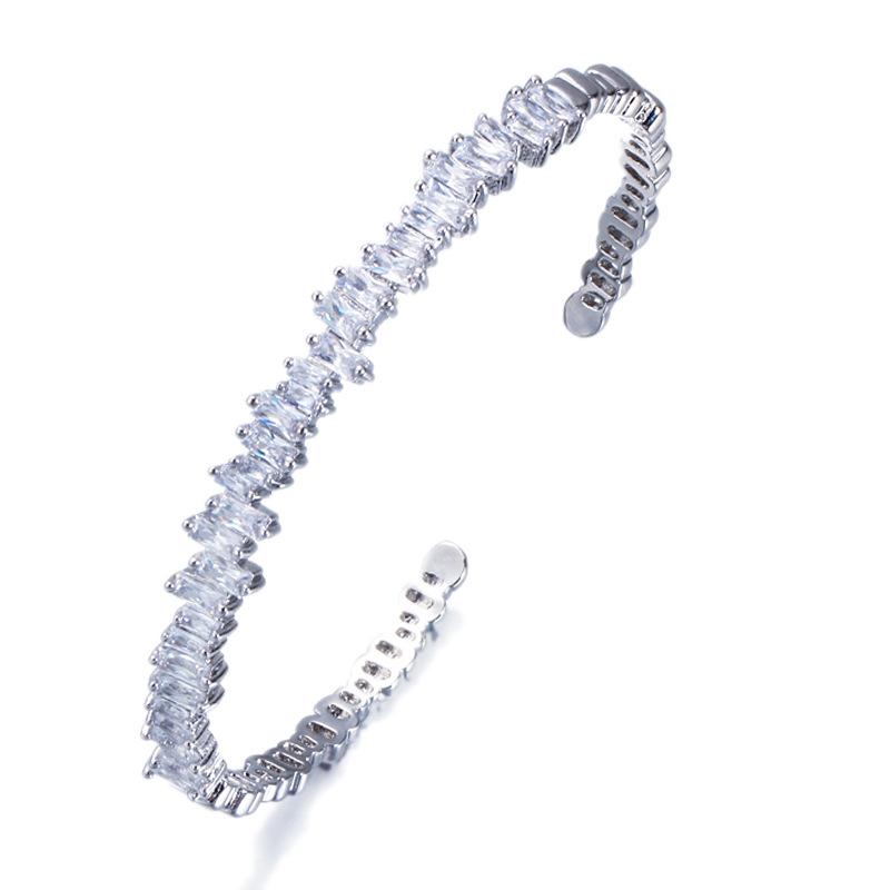 S0178 Creative Irregular Zir*****Pen Bracelet, Simple And Generous Adjustable Bracelet