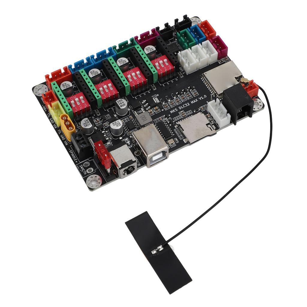 CNC 4 Achsen Controller Board Graviermaschine Hauptplatine 32 Bit Erweiterungskarte DC12 24V 10A