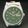 VINTAGE REFURBISHED SEIKO 5 AUTOMATIC JAPAN MENS GREEN DIAL WATCH a440365-4 Sk-a440365-1
