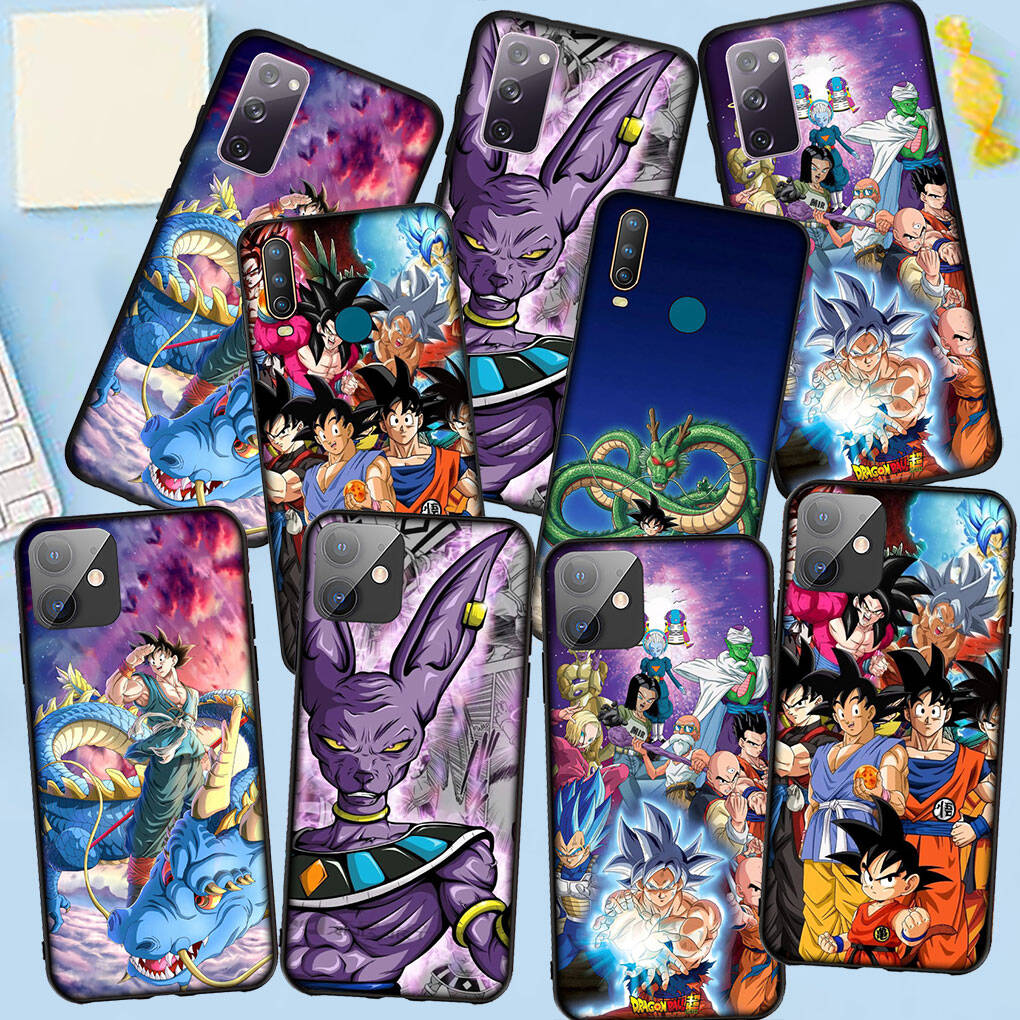 Phone Case for iPhone 17 15 16 Plus Redmi Note 14 12 11 13 Pro Max Huawei P30 P20 Lite Y9 OPPO A60 A40 A80 A38 A54 Beerus Dragon Gokus Ball Whis Cover