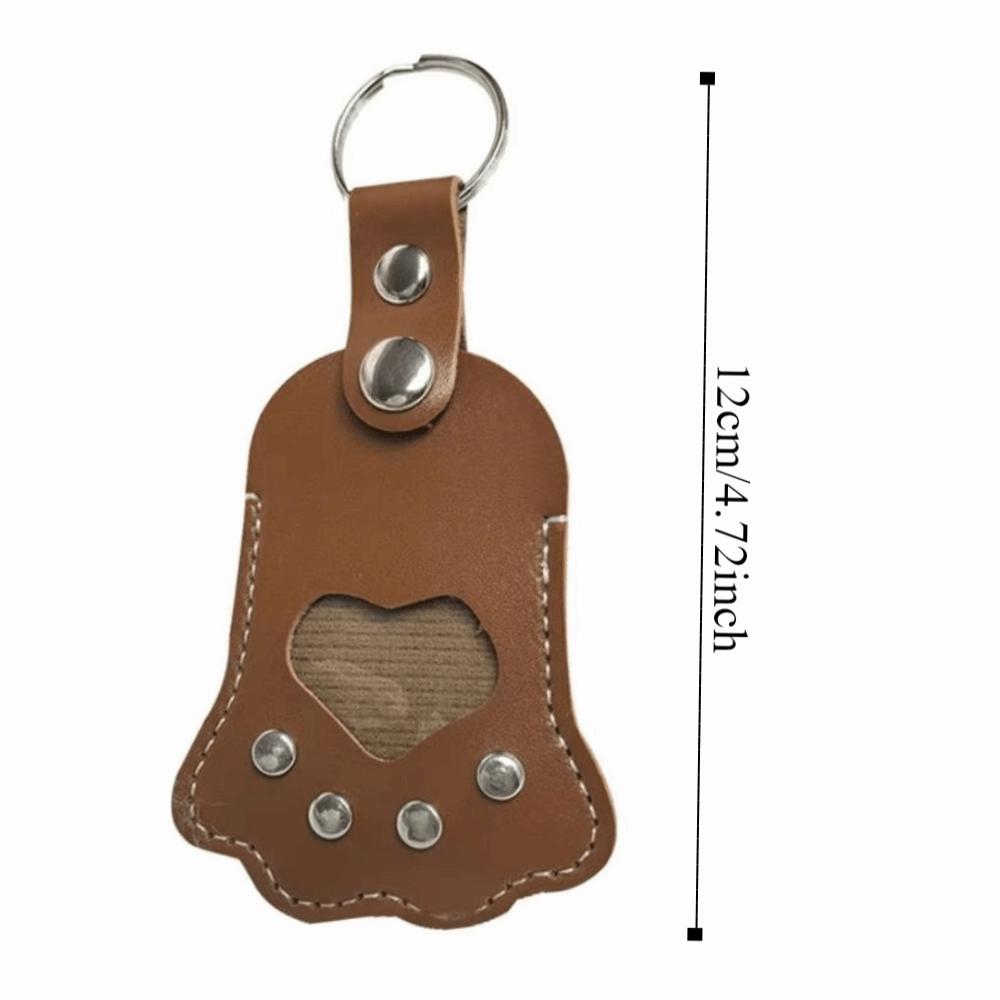 Hair Grooming Pet Hair Memorial Keychain DIY Handmade Paw Shape Keyring  Hanging Accessory