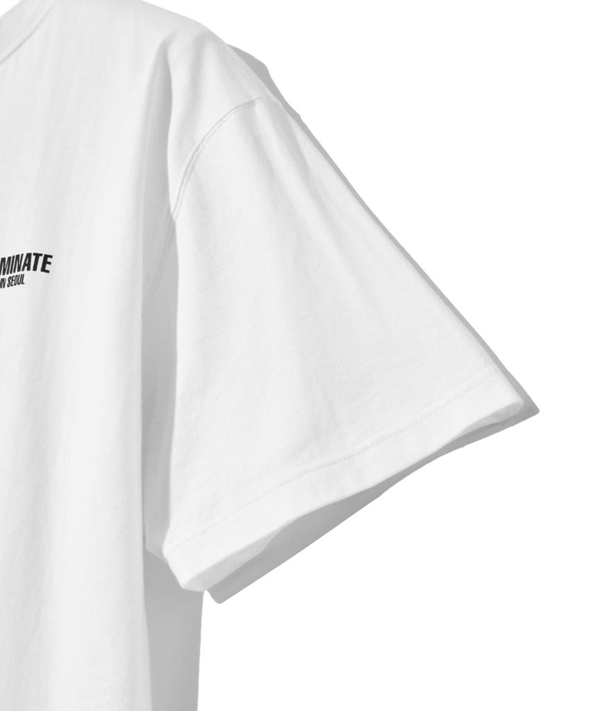 FILLUMINATE Contrast Graphic T-Shirt - White