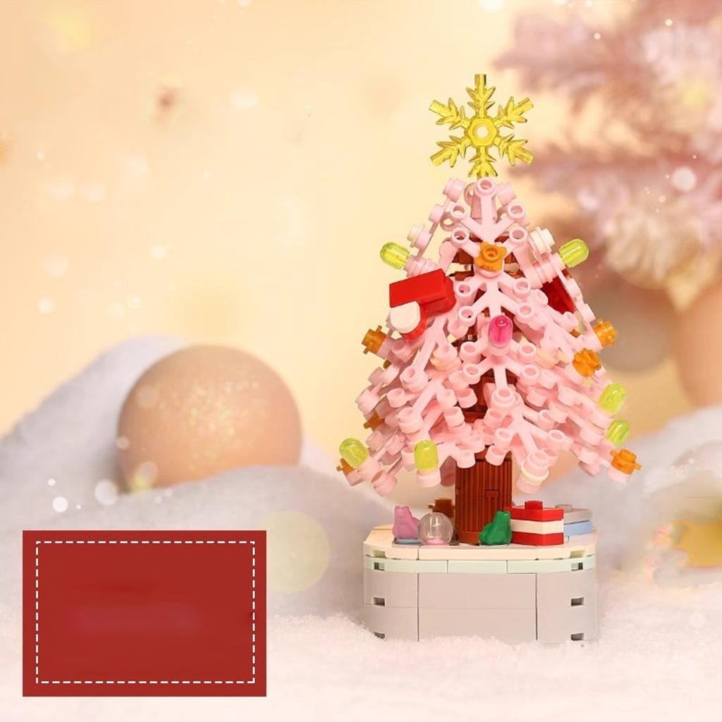 Christmas Tree Assembly, Children'S Building Block Toys, SantaClaus Decoration Gifts