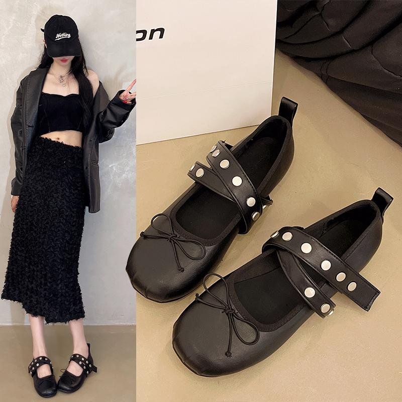 

Мода Мода Шелк Женские Балетки Обувь Лолита Обувь Роскошь Осень Женские Бант Круглый Носок Женские Танцевальные Туфли 40 чёрный