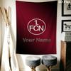 Name Custom 1.FC Nürnberg Wall Tapestry Aesthetic Wall Hanging Printed Fabric Blanket Decorative Tapestries for Bedroom Living Room Home Decor