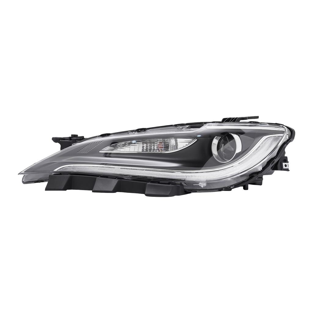 Front/Right/Left Headlight w/LED DRL Compatible with 2016-2017 Chrysler 200 (C/Limited) Replacement for 68284782AA/68284783AA