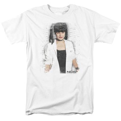 Ncis Abby Schädel Herren T-Shirt Weiß Offiziell Lizenziert