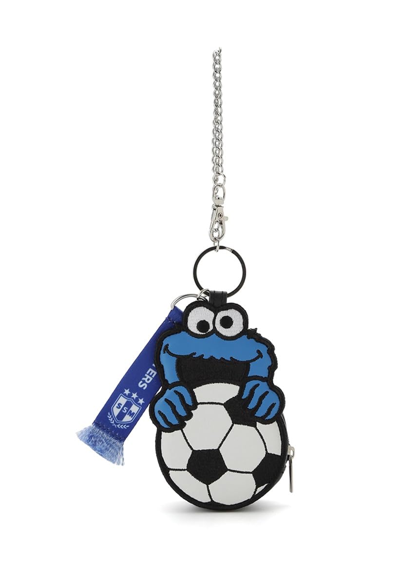 Street Soccer Pouch SSMUGB263218 Unisex BLU F [Sesame Market] Die-cut
