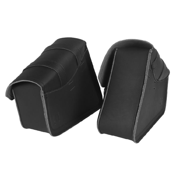 Motorrad Seitentaschen aus PU-Leder Universal Passform Wasserdichte PU-Ledertasche zur Aufbewahrung von Essentials auf kurzen oder langen Reisen