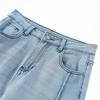 LAGOGO Women's 2025 High-Waist Wide-Leg Light Denim Jeans