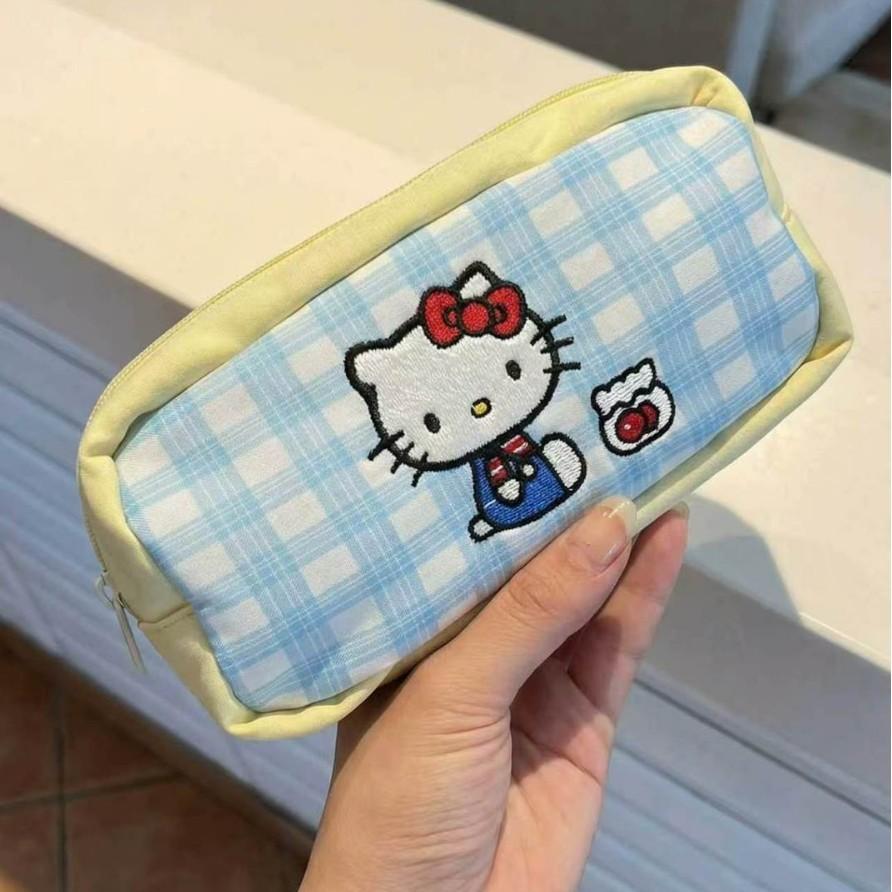 Style Cute Cat Pencil Case With Large Capacity For Middle School Girls